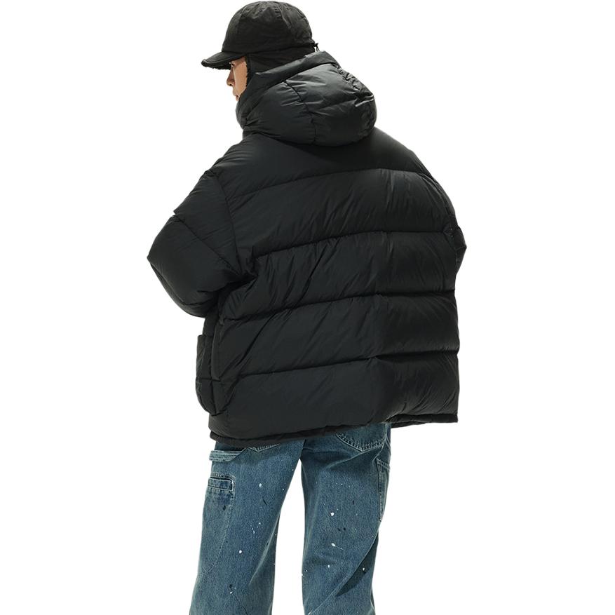 Lee issiq va qulay erkaklar uchun uzun yengli oddiy past ko'ylagi qora