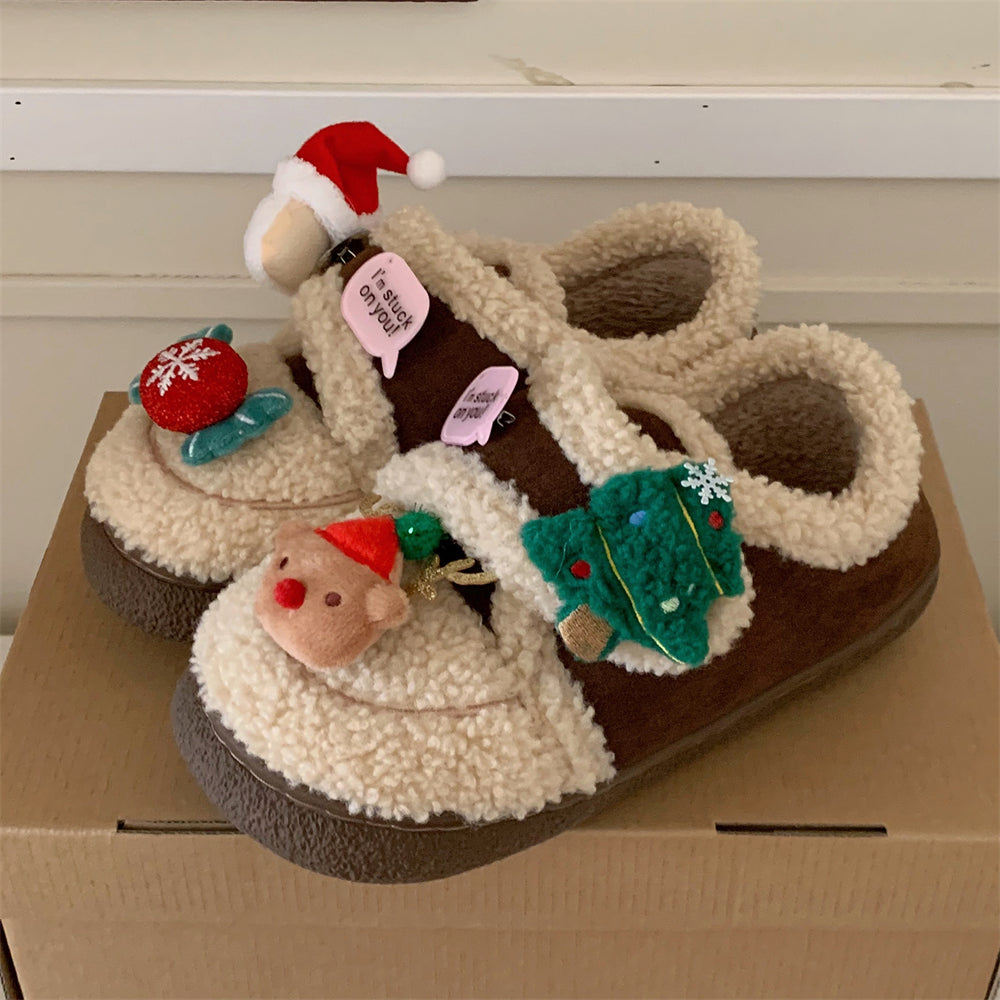 Тапочки детские Fuxi Santa Claus