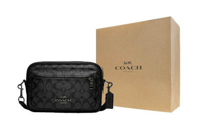 Сумка мужская Coach Elise 25 Pure Colour Letter Zipper - Boxette Shop