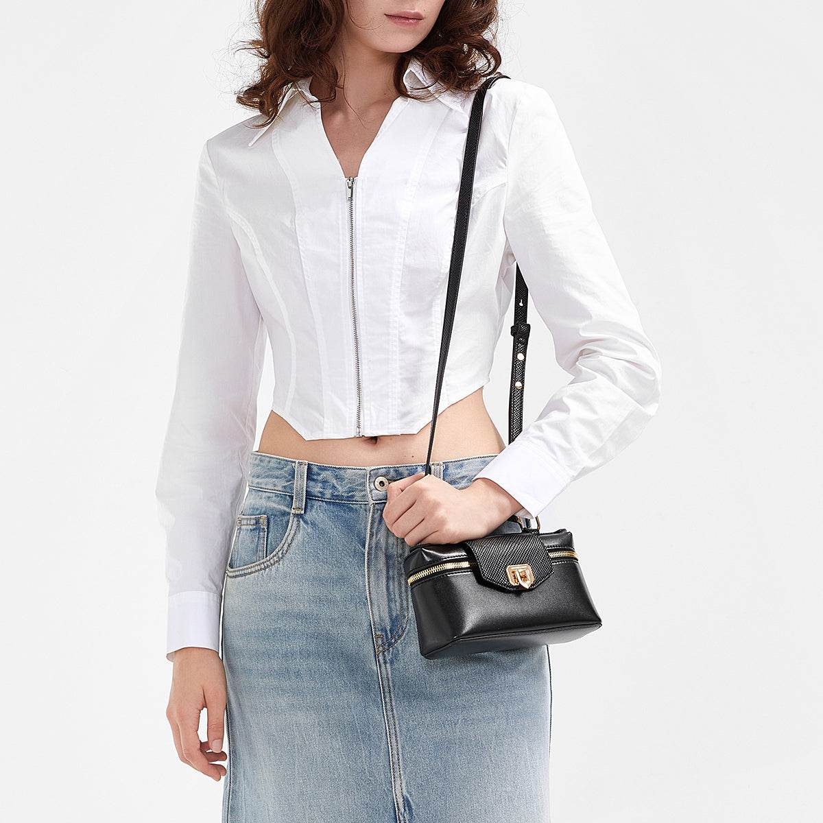 Сумка женская Charles&Keith Ck Handheld Square Box Cosmetic - Boxette Shop