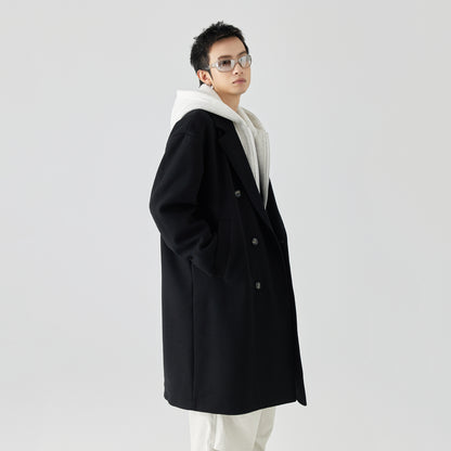 Mpux bir xil modeldagi soxta ikki qismli ikki ko'krak qafasi bo'shashgan oddiy tvid ko'ylagi