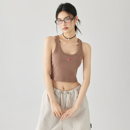 Golfkrossning asosiy modellari kashtado'zlikni yaxshi ko'radi tashqi kiyim yengsiz kamzulga kalta shirin salqin uslubdagi achchiq qizning pastki ichki qismi yuqori yelek ayollar