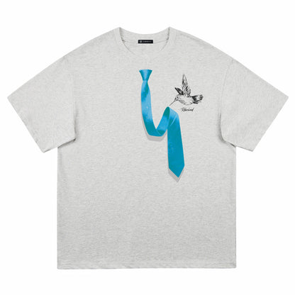 Robin Gud robinhood Amerika retro erkin tasodifiy universal hayvon naqshli tekis rangli kalta yengli futbolka erkaklar va ayollar