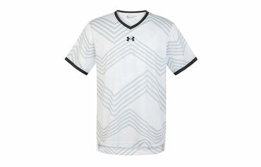 Футболка с коротким рукавом under armour training jersey stripe quick dry straight t-shirt мужская и женская белая