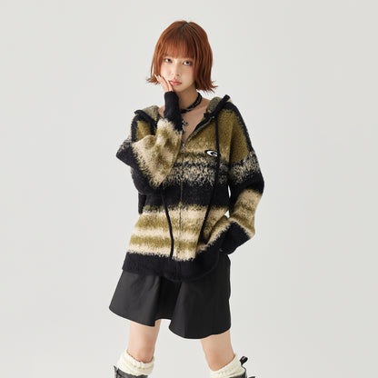 Кардиган женский Golfcross Retro Gradient Knit