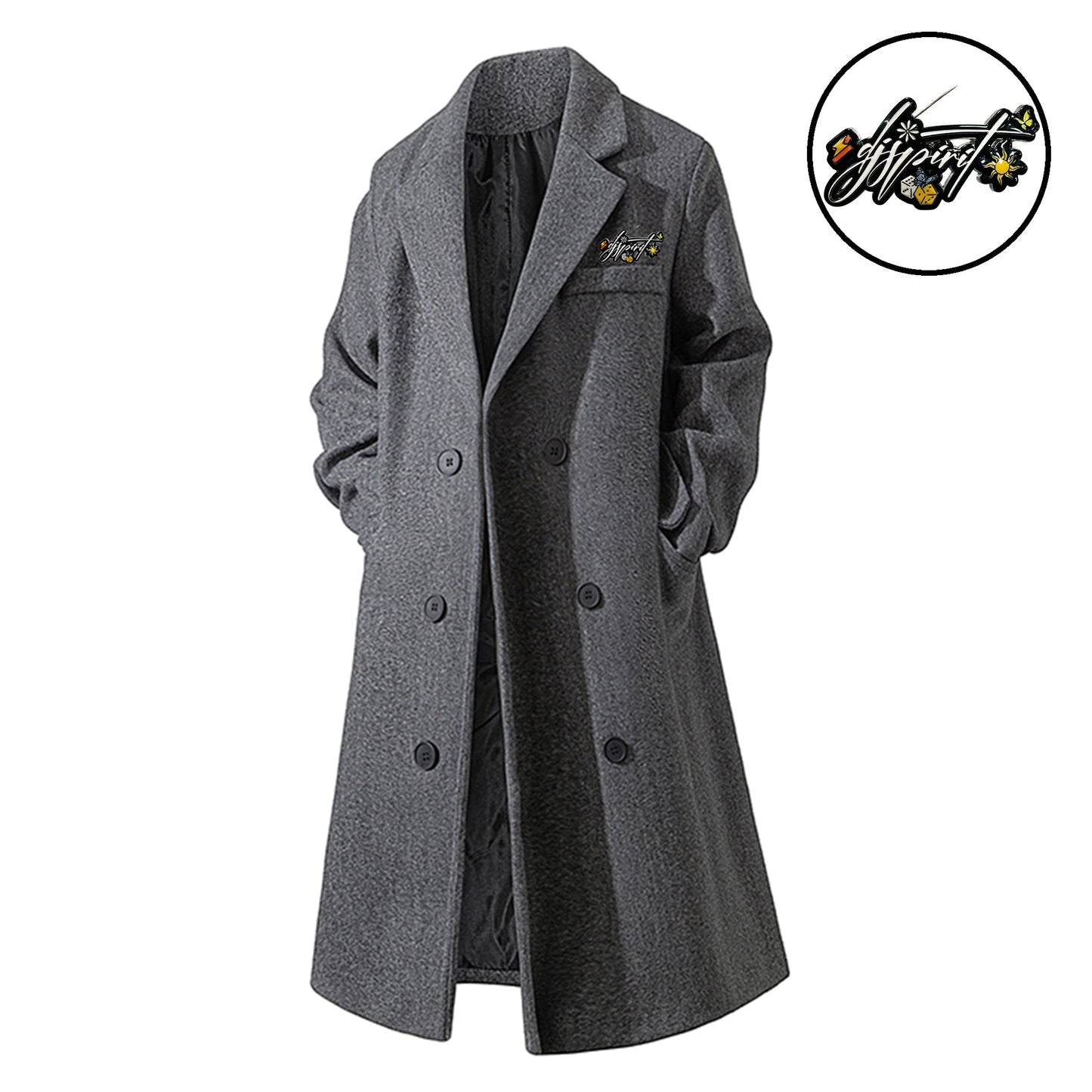 DJ.SPIRIT erkaklar paltosi