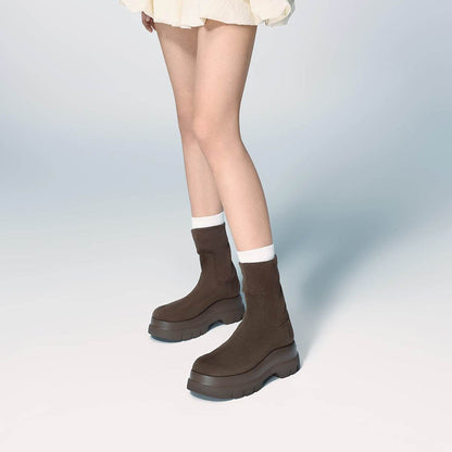 Ботинки женские Charles&Keith Thick Sole - Boxette Shop