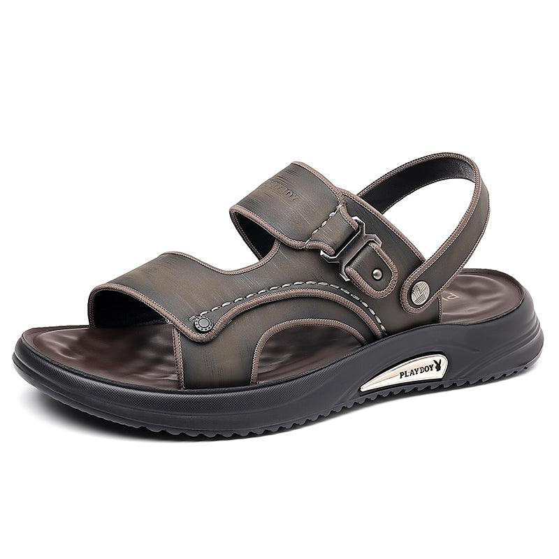 Playboy kundalik ikki kishilik charm erkaklar sandallari