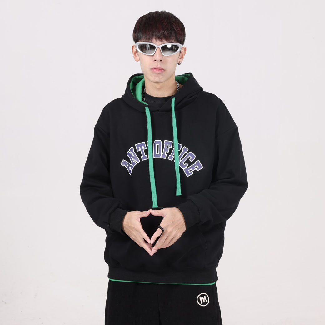 Anti-ofis shaharcha yangi yoshlar tasodifiy sayohat oddiy qulay sport kostyumi shamol trendi ko'p qirrali kozok yupqa tekis jinsi o'g'il ikki qismli kostyum kiyimi kuz va qishki erkaklar modellari