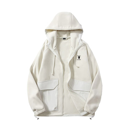 Erkaklar uchun Playboy kapshonli ko'ylagi