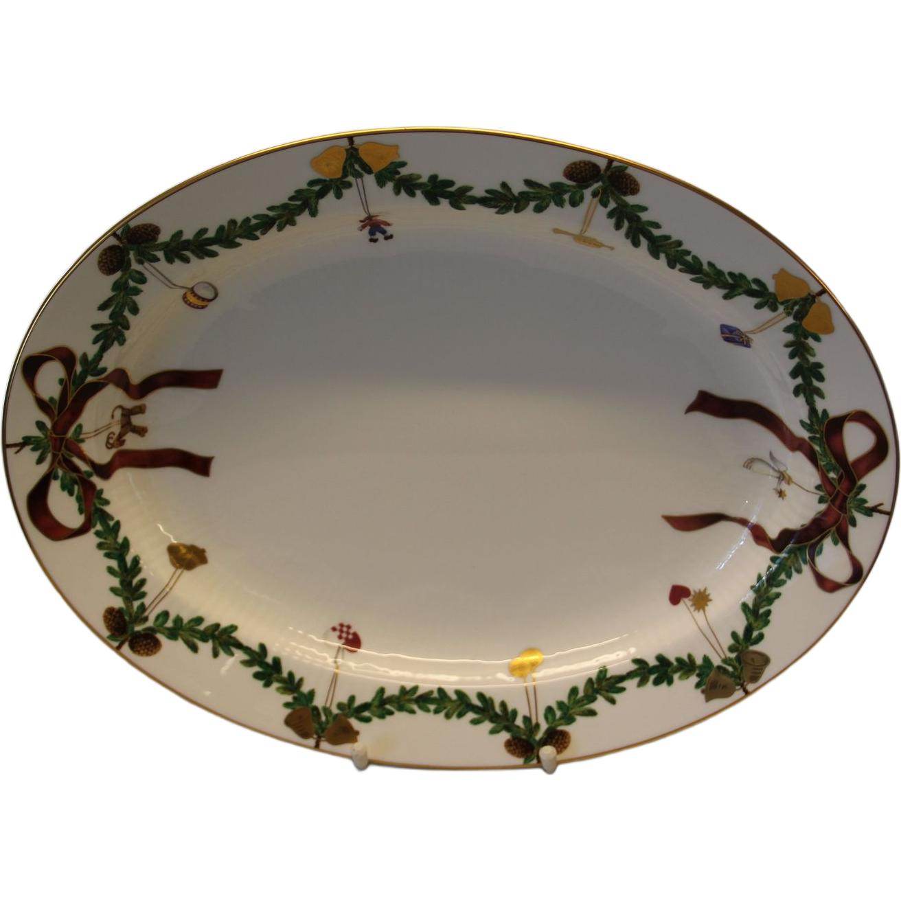 Royal copenhagen скандинавский стиль royal copenhagen star fluted joy обеденная тарелка тарелка белая 37*28,5 см - Boxette Shop