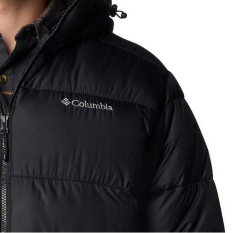 Columbia columbia pike lake 2 brand logo hooded long sleeve jacket men's black