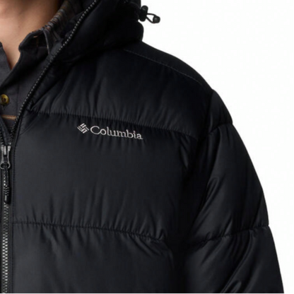 Columbia columbia pike lake 2 brand logo hooded long sleeve jacket men's black