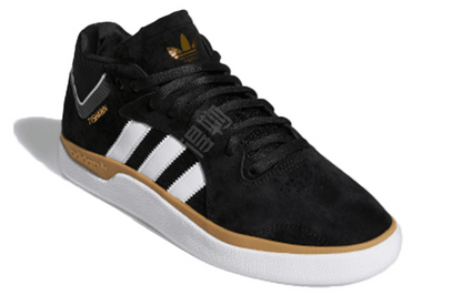 Кроссовки мужские Черно-белые Adidas Tyshawn Boardshorts - Boxette Shop