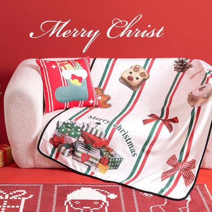 Flash cushion red practical ambient decorative bedroom lounge blanket throw