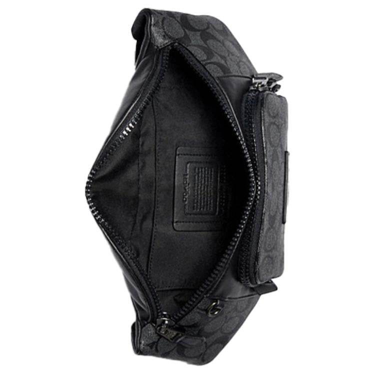 Поясная сумка Coach Track 41 Old Flower Full Print - Boxette Shop