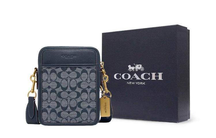 Сумка мужская Coach Sullivan 16 Old Flower Closure Jacquard - Boxette Shop
