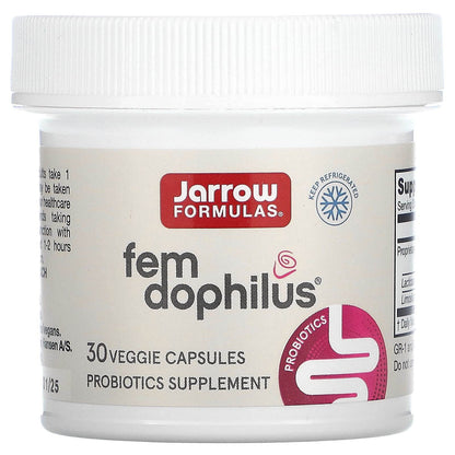 БАД Jarrow Formulas,Vegan Fem Dophilus, 30 капсул - Boxette Shop