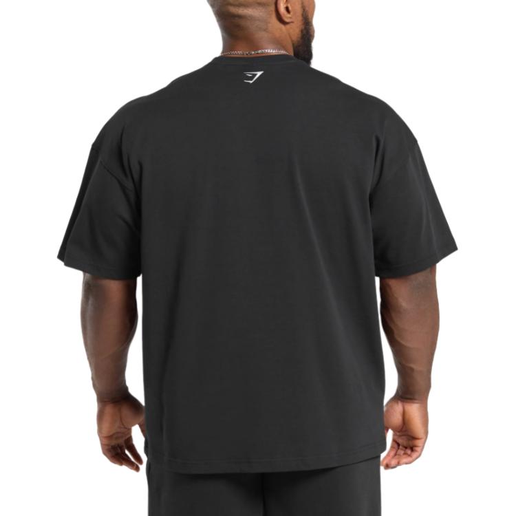 Gymshark erkaklar sport futbolkasi