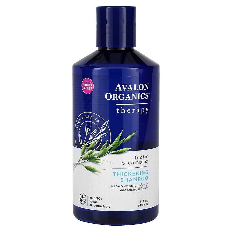 Шампунь Avalon Organics, комплекс с биотином группы B - Boxette Shop