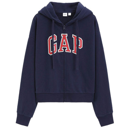 Gap весна офсет логотип молния с капюшоном классическая повседневная куртка толстовка женская - Boxette Shop