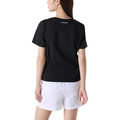 Le coq le coq sportif bosma naqshli dumaloq bo'yinli kalta yengi ayollar futbolkasi