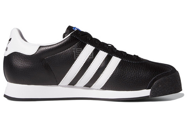 Adidas originals samoa искусственная кожа искусственная кожа спортивный классический нескользящий износостойкий низкий топ жизнь досуг обувь мужчины и женщины с одинаковыми моделями черный и белый золото