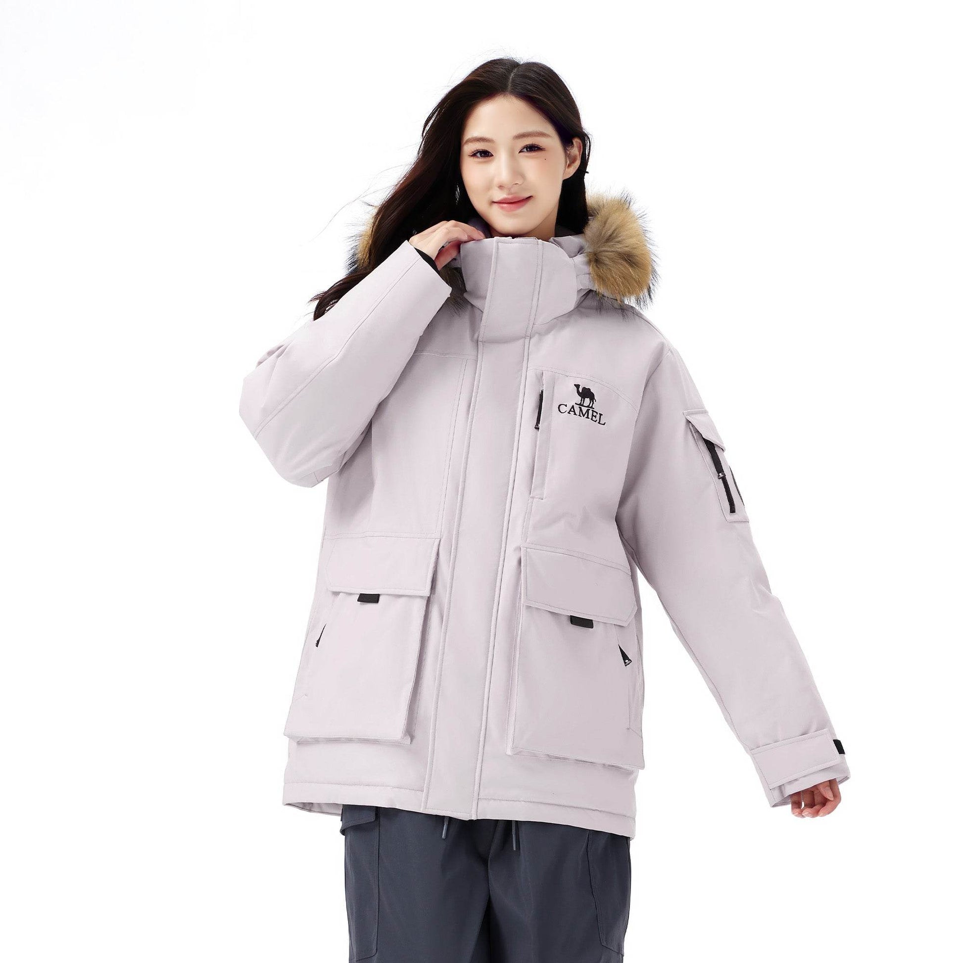 Пуховик Camel Warm Fleece Series Parker - Boxette Shop