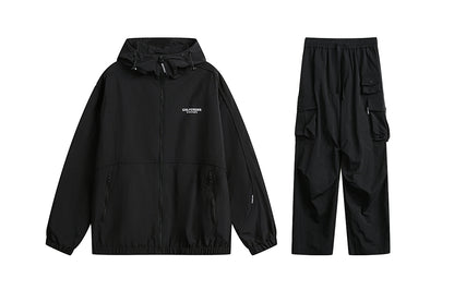 Golfcross asosiy modellari harflar logotipi bosma bir rangli plili ko'p cho'ntakli ish kiyimi tog 'tizimi ochiq havoda dam olish uchun sport kostyumi erkaklar va ayollar modellari