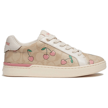 Кроссовки женские Coach Heart Cherry Print Low Top - Boxette Shop