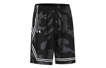 Under armour фитнес бег эластичная талия баскетбол брюки спортивные шорты унисекс черный