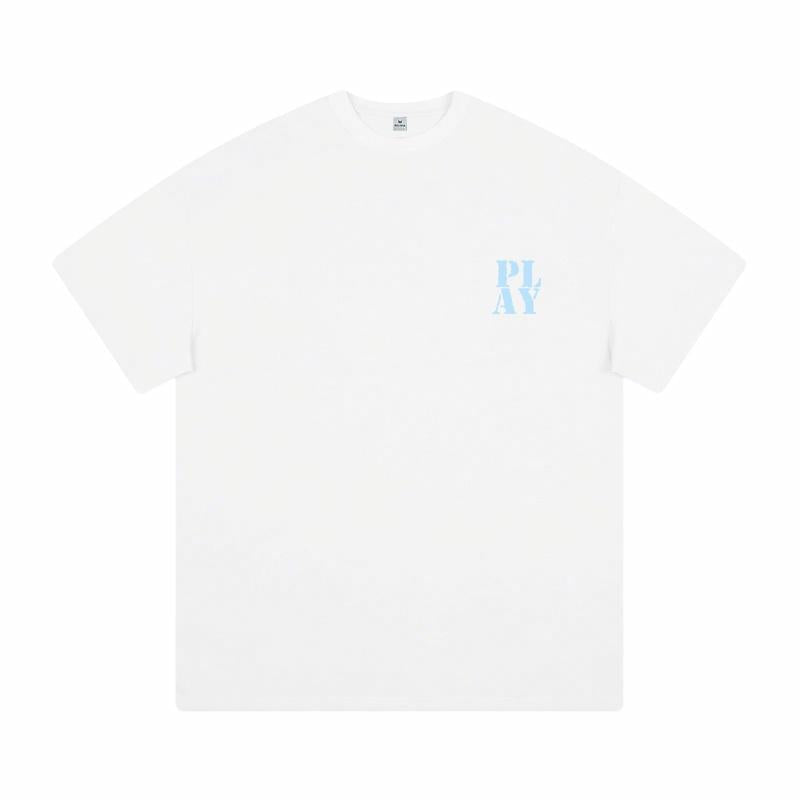 Футболка с коротким рукавом playboy fashion trend для мужчин и женщин