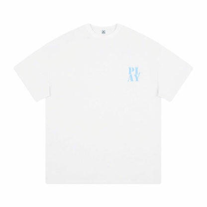 Футболка с коротким рукавом playboy fashion trend для мужчин и женщин