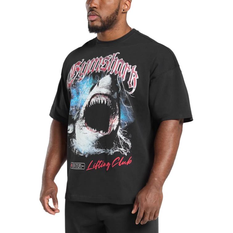 Gymshark erkaklar sport futbolkasi