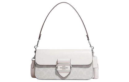 Сумка женская Coach Morgan 27 Logo Lock Flap Canvas - Boxette Shop