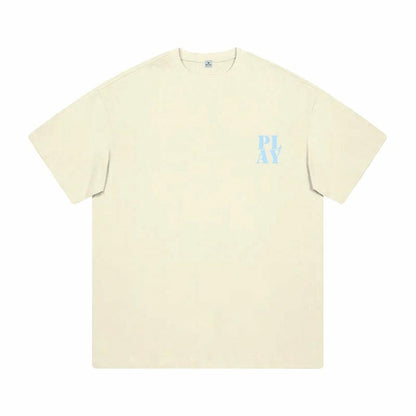 Футболка с коротким рукавом playboy fashion trend для мужчин и женщин