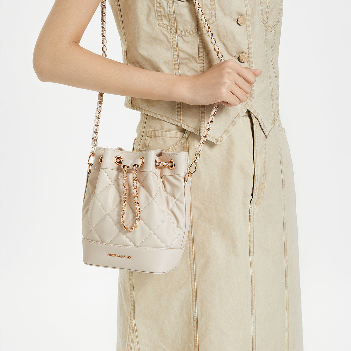 Сумка женская Charles & Keith "Bucket Bag"