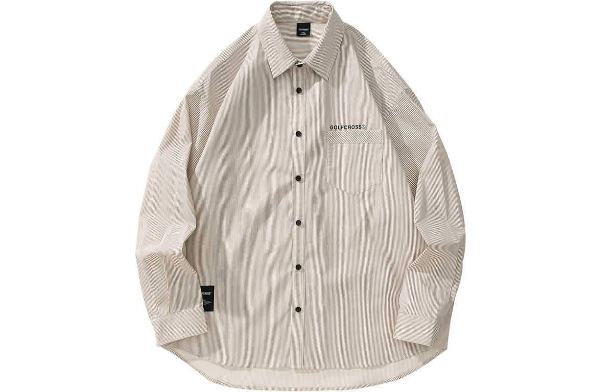 Golfcross yapon kolleji uslubidagi shaharbo'yi chiziqli bir ko'krakli tasodifiy lapel uzun yengli ko'ylak ko'ylagi juftlik modellari