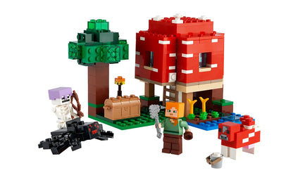 LEGO Minecraft konstruktori: "Qo'ziqorin uyi" (21179)