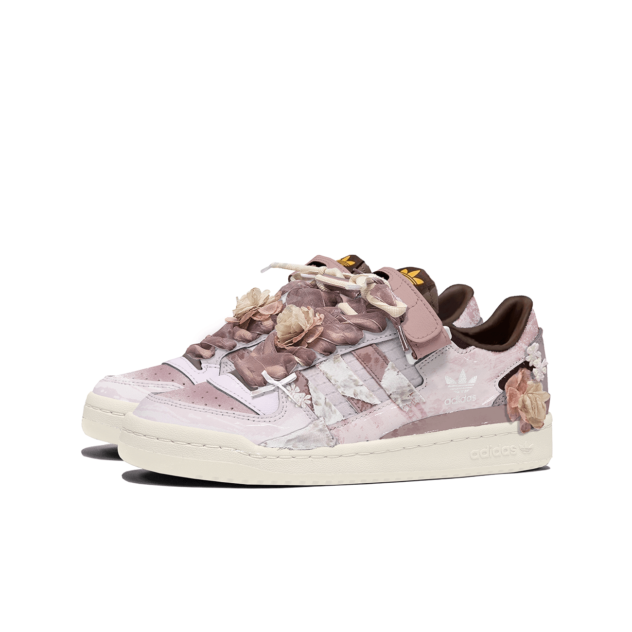 Кроссовки adidas originals forum 84 freedom panda anonymous flower language ii модные простые универсальные свежие противоскользящие износостойкие низкопрофильные туфли мужские розовые коричневые - Boxette Shop