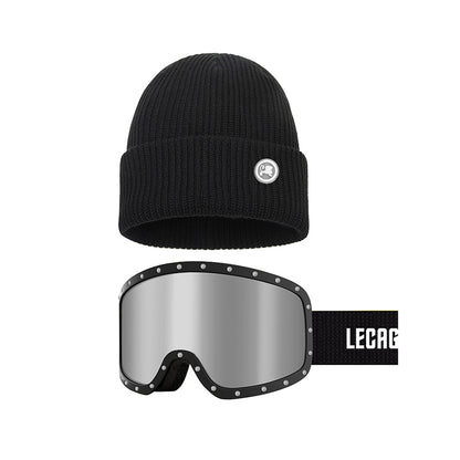 Горнолыжный очки и шапка LECAGE