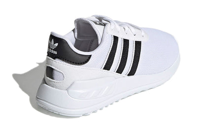 Adidas originals la trainer lite ткань дышащий низкий верх атлетические casual обувь белый черный средний маленькие дети
