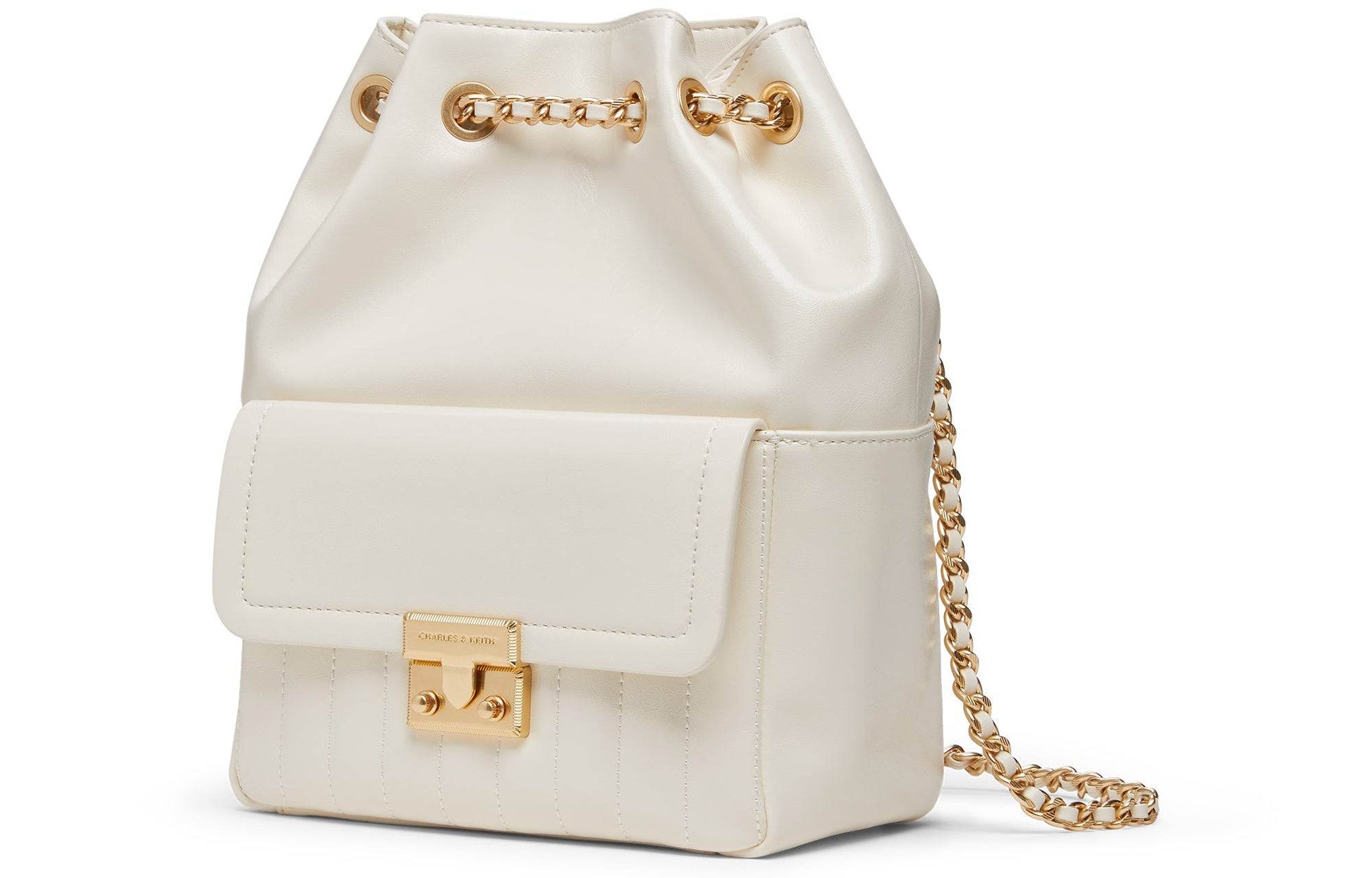 Сумка женская Charles&Keith Commuter Multi-purpose Chain Pleated - Boxette Shop