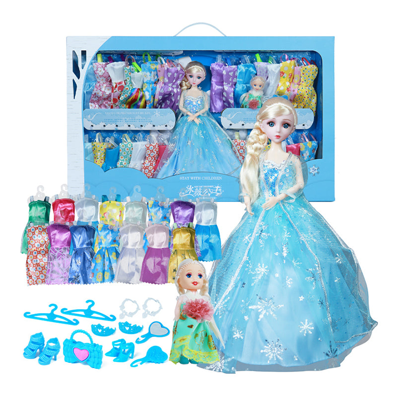 KEBY malika liboslari uchun katta qo'g'irchoq to'plami