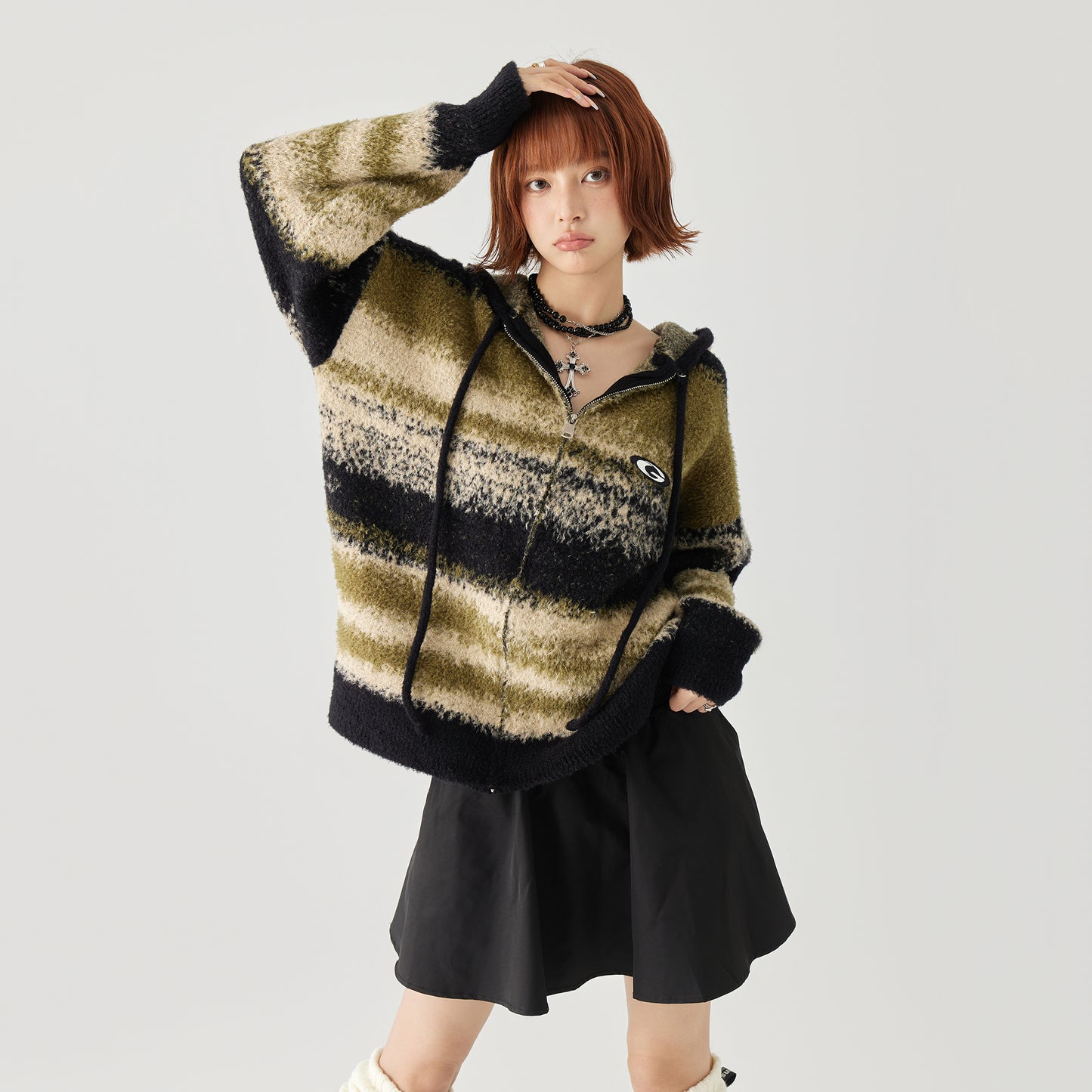 Кардиган женский Golfcross Retro Gradient Knit