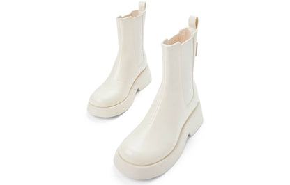 Ботинки женские Charles&Keith Patent Leather Thick Sole Short - Boxette Shop