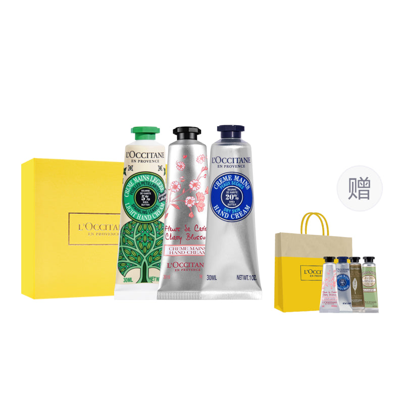 Loccitane hand cream combo care set увлажнение и восстановление 30 мл*3/30 мл*4/30 мл*8