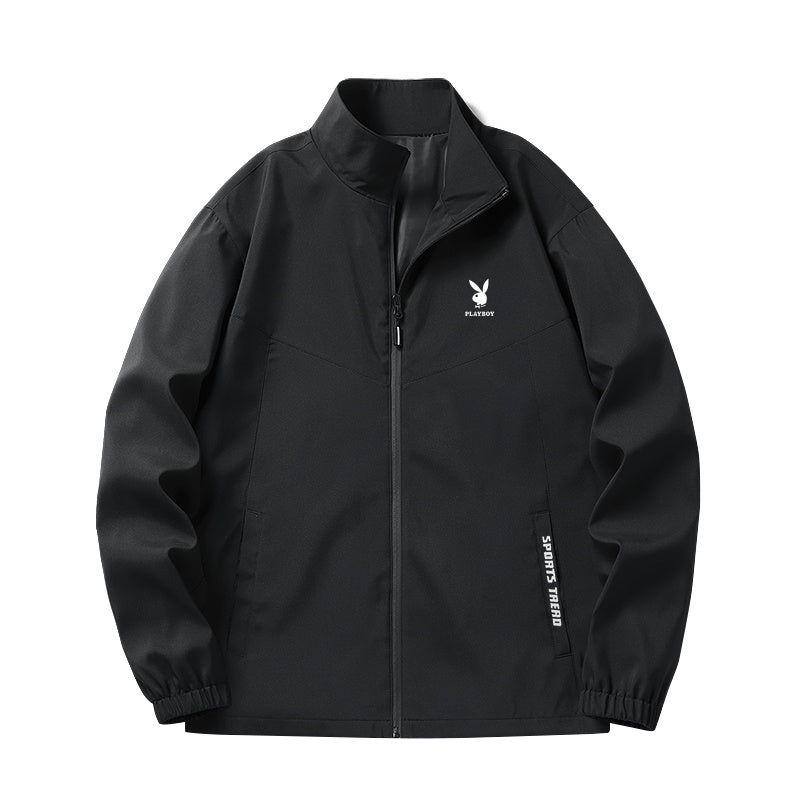 Erkaklar uchun Playboy Windbreaker kurtkasi