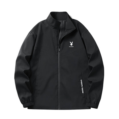Erkaklar uchun Playboy Windbreaker kurtkasi