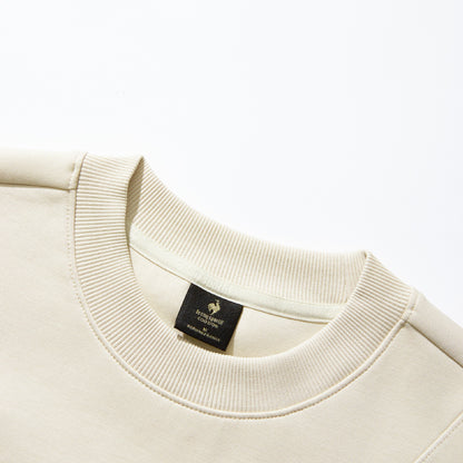 Le coq le coq sportif gold label seriyali brend logotipi naqsh dizayni qulay issiq kiyim dumaloq bo'yinli sport pullover sviteri ayollar modellari